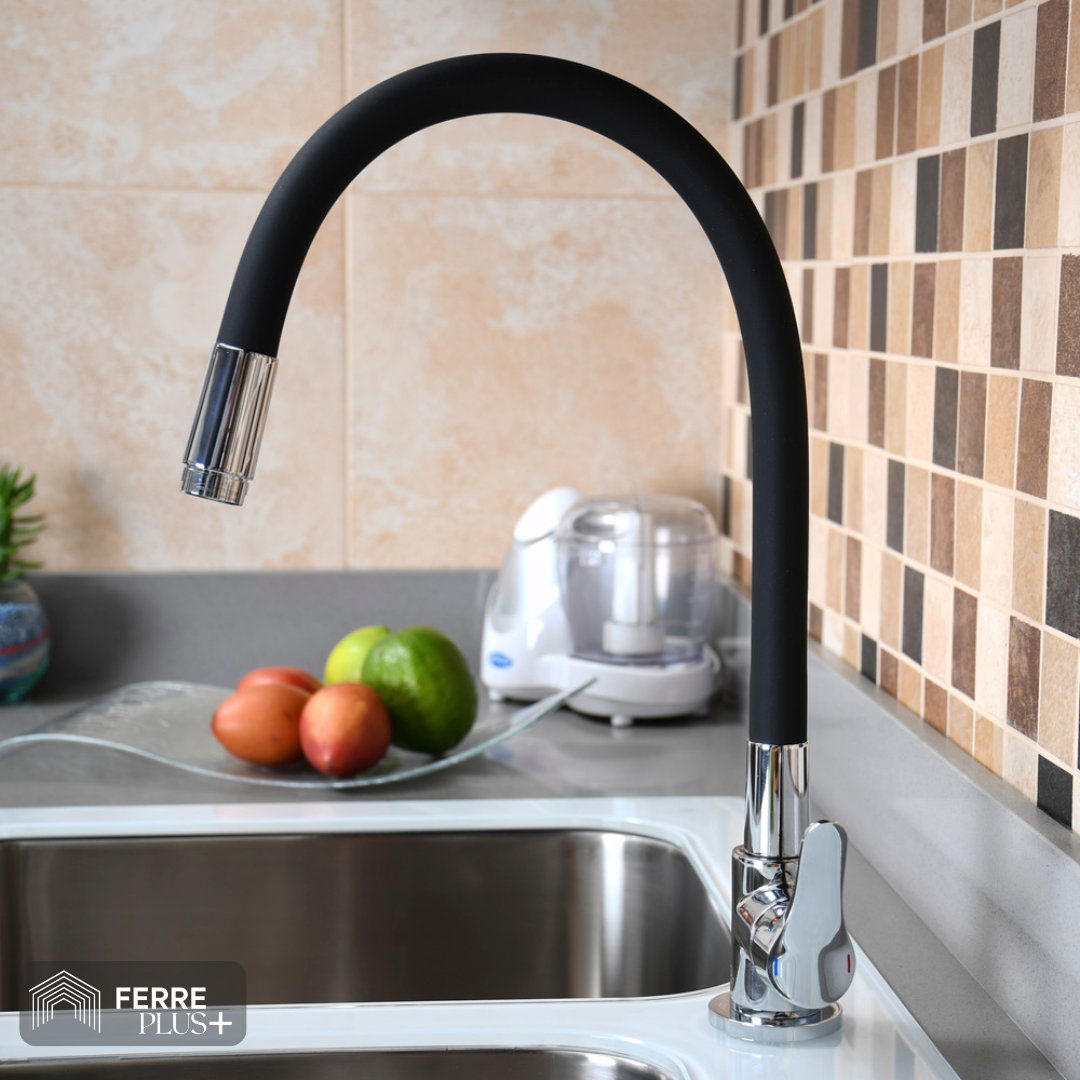 PICO COLORFLEX PARA LLAVE DE COCINA COLOR NEGRO - Image 2