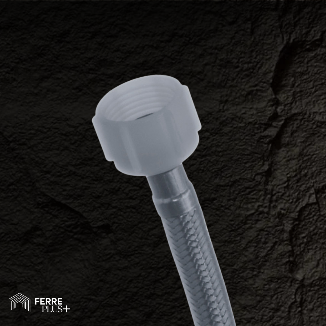 MANGUERA FLEXIBLE INODORO CONEX/ANGULAR 16" FV - Image 2