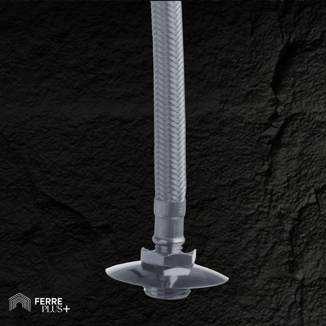 MANGUERA FLEXIBLE 16" PARA LAVABO – CONEXIÓN A 1/2" - Image 2