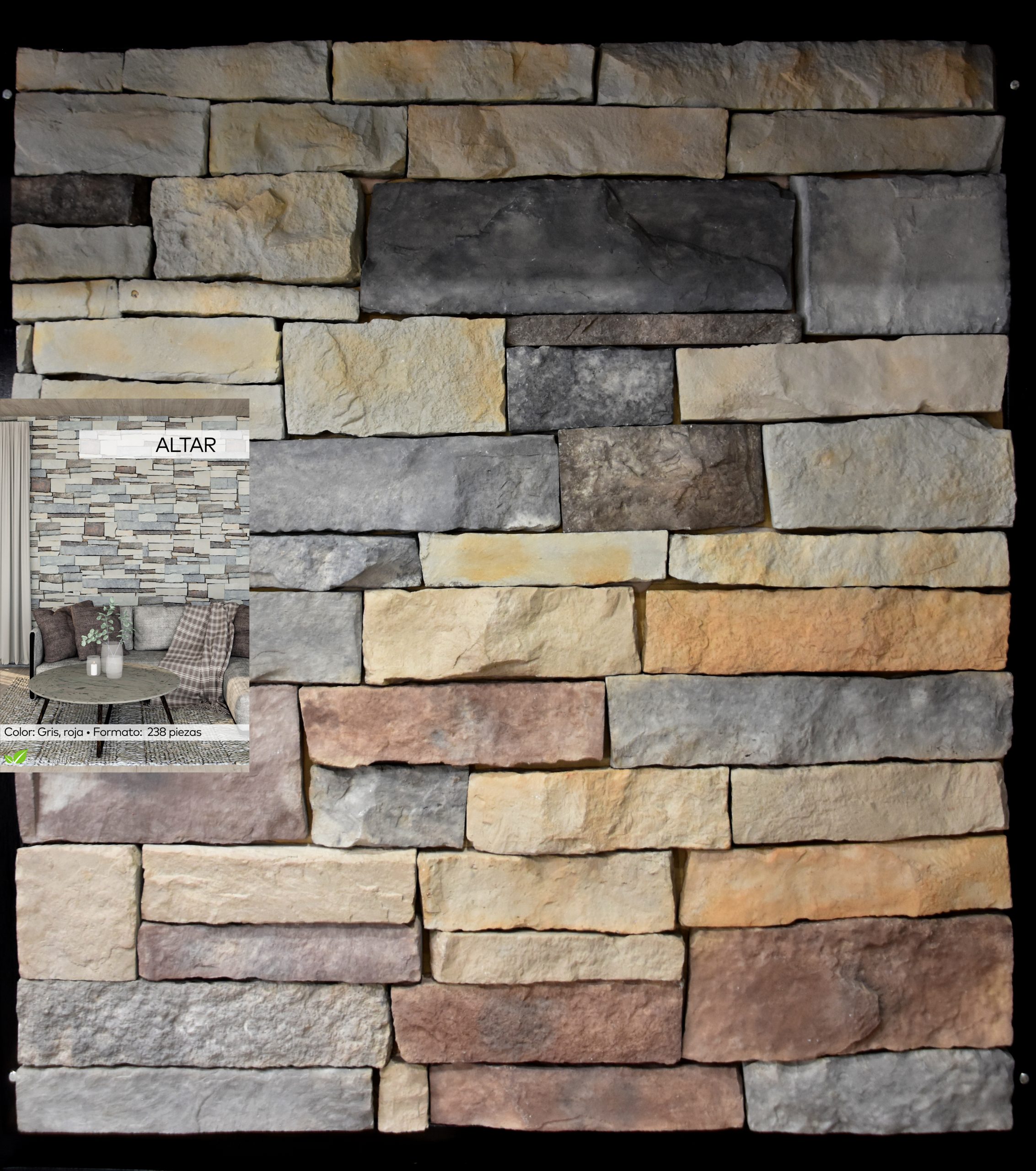 PIEDRA ALTAR GRIS