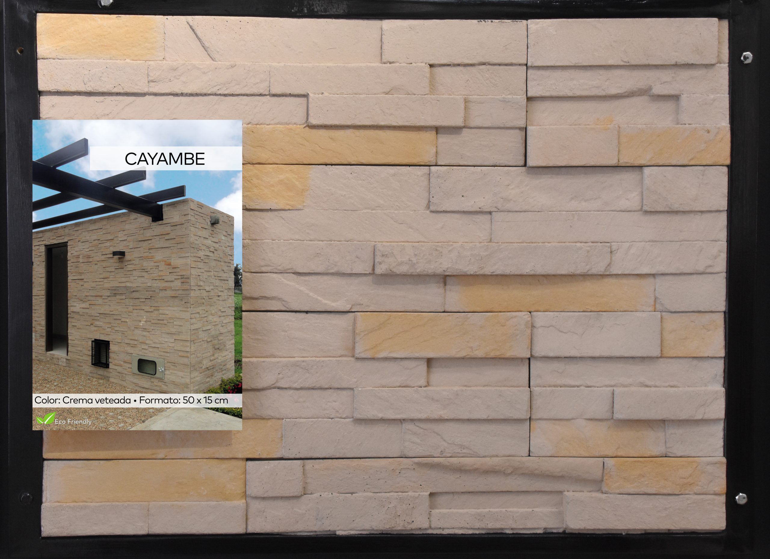 PIEDRA CAYAMBE CREMA VETEADA