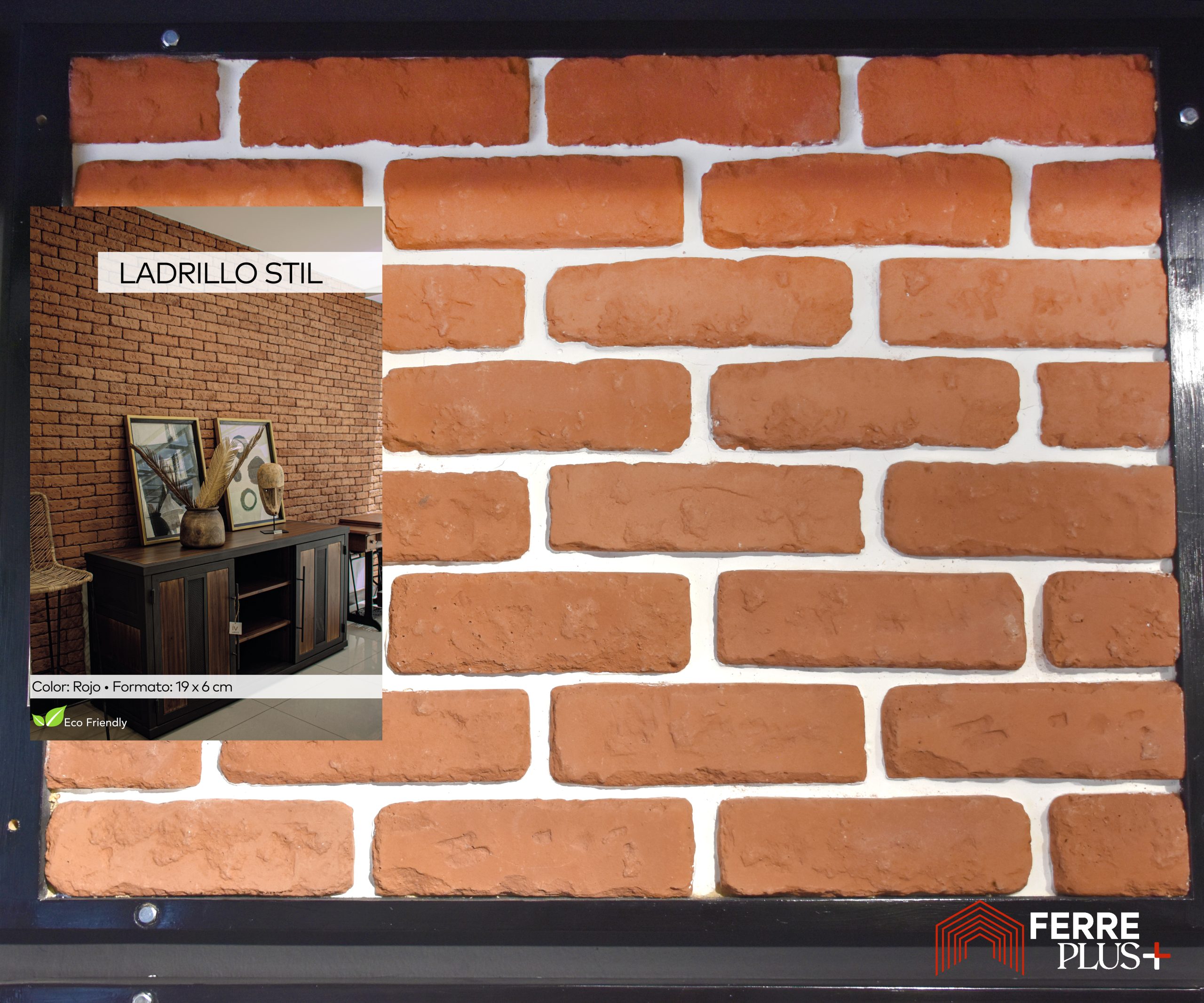 PIEDRA LADRILLO STILL ROJO