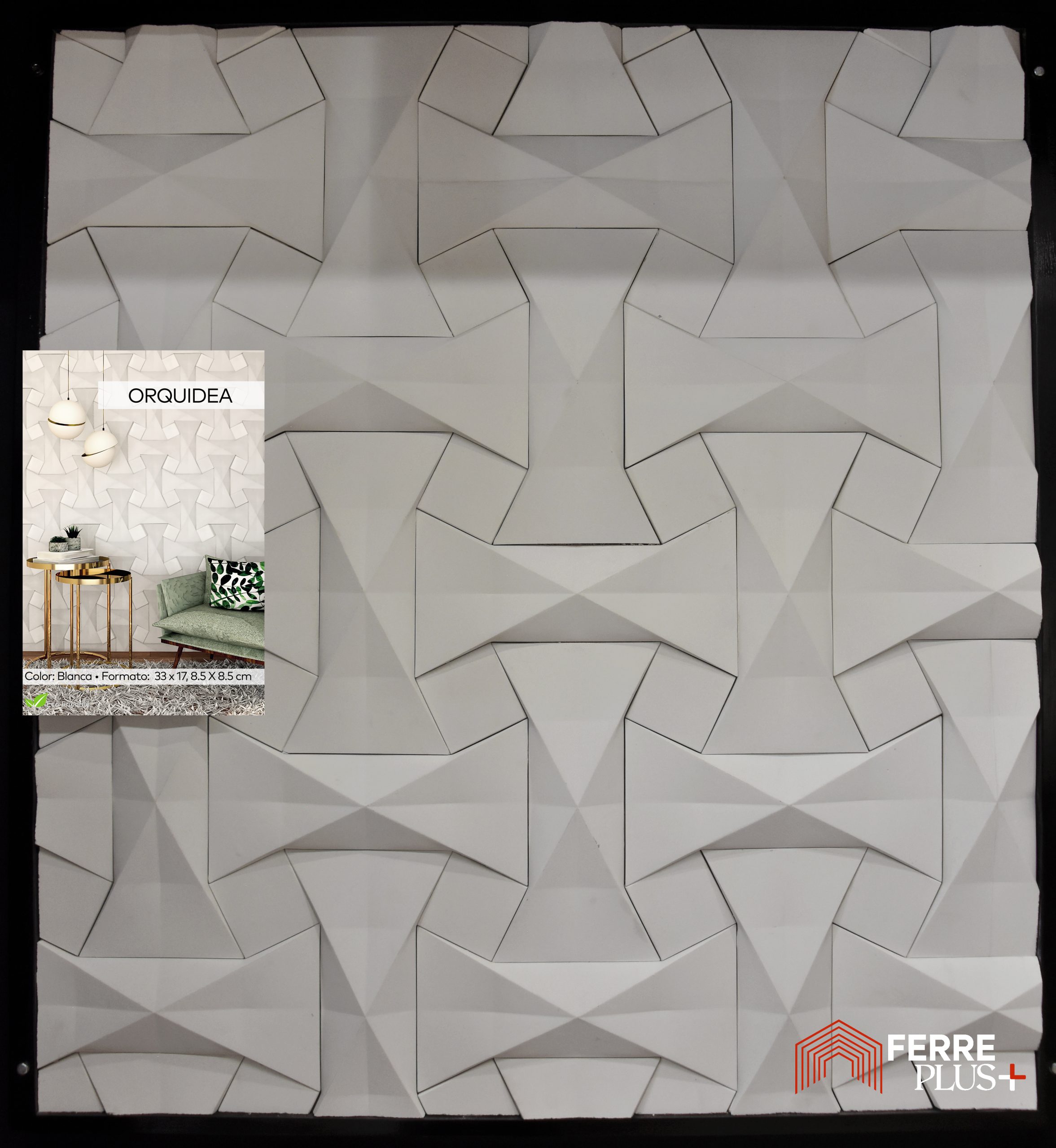 PIEDRA ORQUÍDEA BLANCO