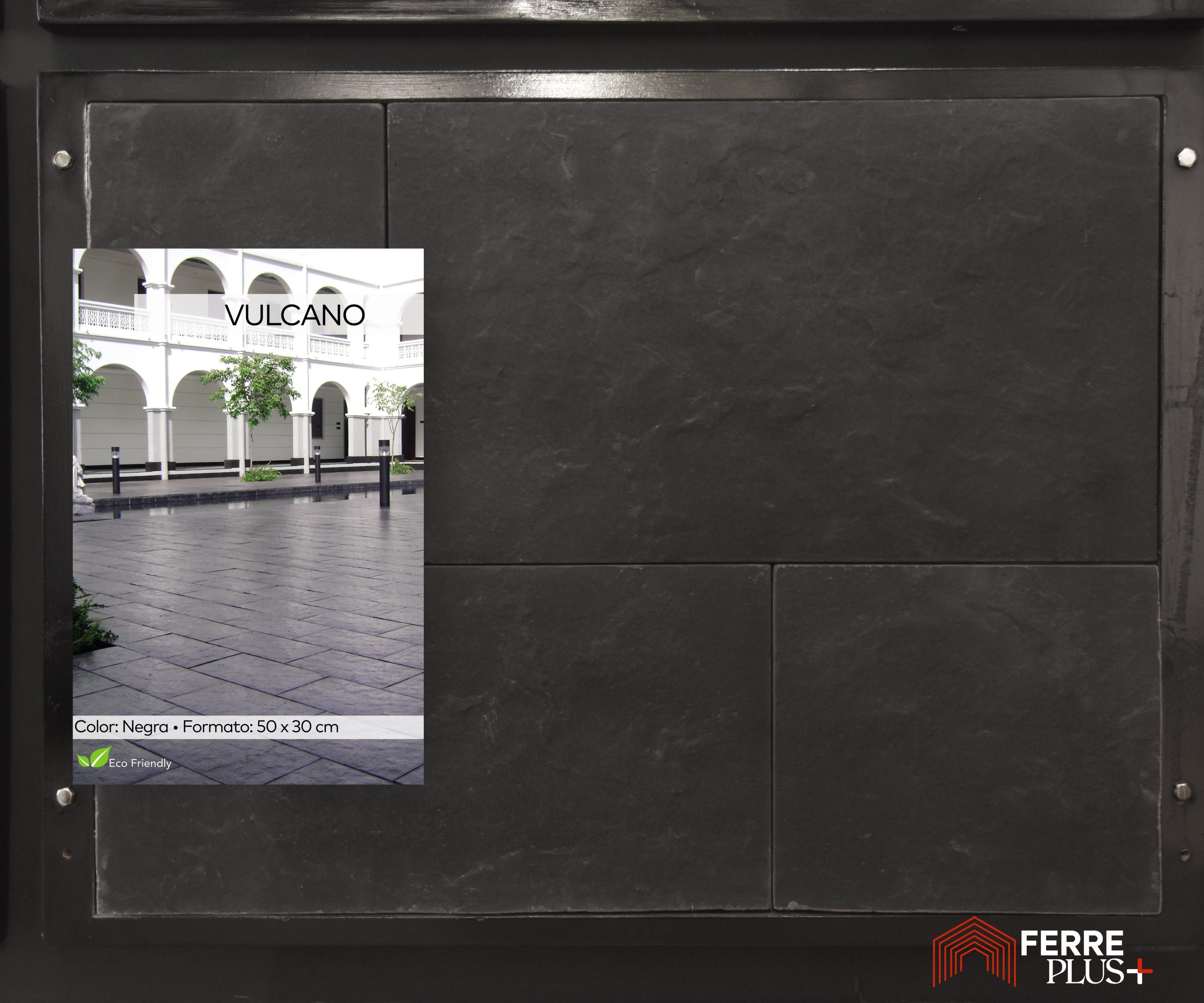 PIEDRA VULCANO NEGRA